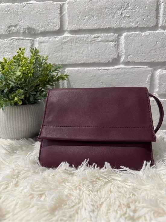 Giani Bernini Handbags - Giani Bernini Nappa Flap Crossbody in Wine